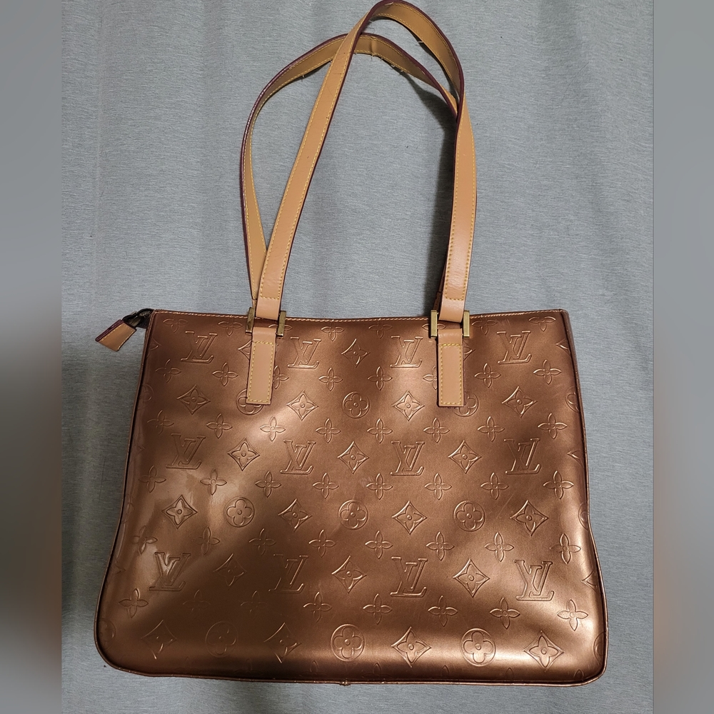 Bronze LV Columbus Vernis Tote